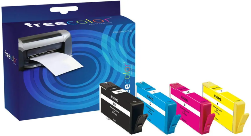 Cartus Imprimanta Freecolor Multipack cartuse cerneala, Freecolor, Cerneala, Mixt, 4 bucati