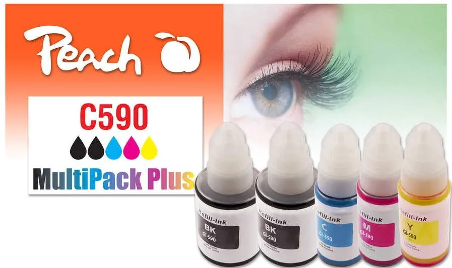 Cartus Imprimanta Peach Multipack cartuse cerneala, Peach, 70/135 ml, Multicolor