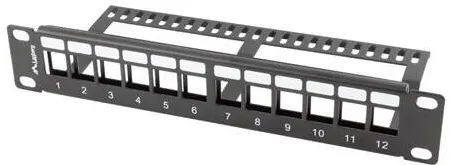 Accesoriu Retea LANBERG Modul pentru panou de conexiuni, Lanberg, Compatibil cu Keystone, 12 porturi, Negru