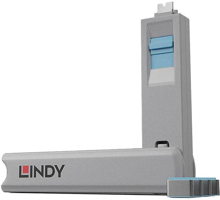 Accesoriu Laptop Lindy Capac de protectie praf pentru porturi, Lindy, Gri