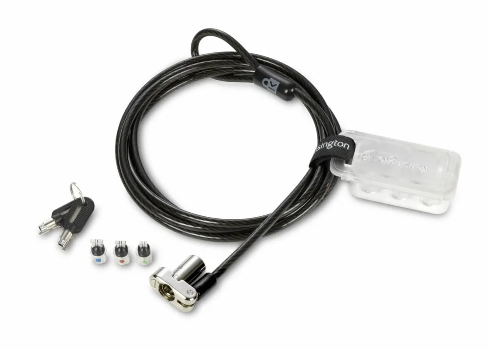 Accesoriu Laptop Kensington Cablu securitate KENSINGTON pentru notebook 3-in-1 slot standard / Nano / Wedge - K62318WW