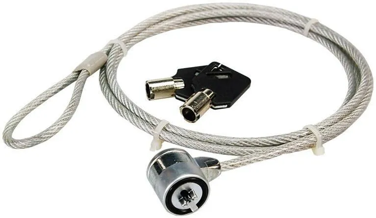 Accesoriu Laptop Lindy Cablu de securitate Lindy pentru laptop, din otel rezistent acoperit, 1.6 m
