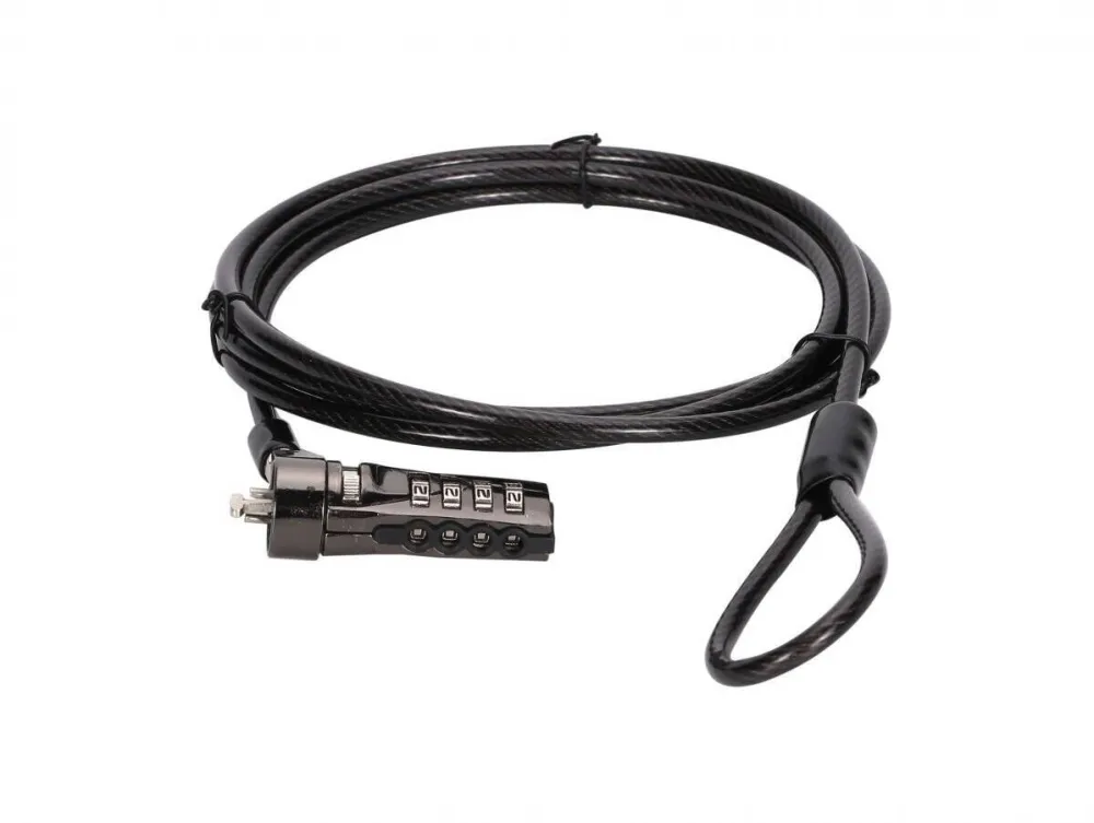 Accesoriu Laptop CONCEPTRONIC Lacat combinat pentru laptop Conceptronic CUSTODIO01BS, 1,8m, negru