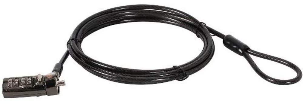 Accesoriu Laptop CONCEPTRONIC Cablu de securitate, Conceptronic, negru, otel, 4.5 mm/1.8 m