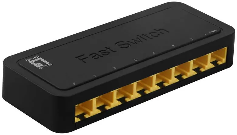 Switch LevelOne Comutator, LevelOne, model 8x FE FEU-0812, plastic