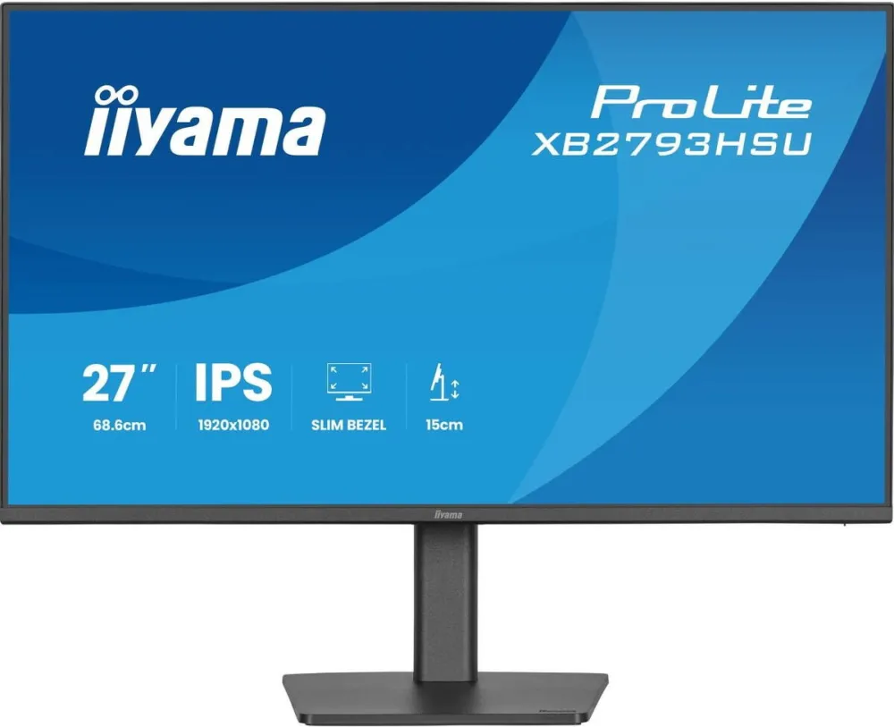 Monitor IIyama Monitor Iiyama 27" ProLite XB2793HSU-B1 Full HD, IPS, 120Hz, Negru
