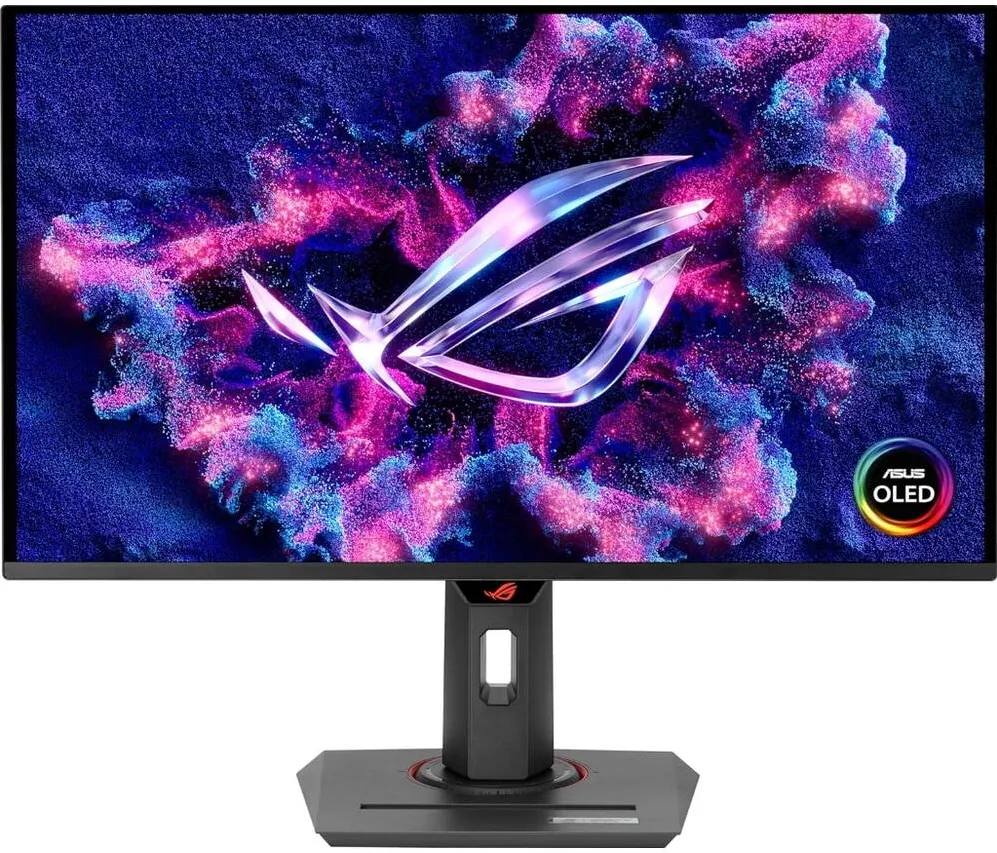 Monitor Asus Monitor Gaming QD-OLED ASUS ROG Strix 26.5" OLED XG27ACDNG, WQHD 2560 x 1440, HDMI, DisplayPort, Pivot, 360 Hz, 0.03 ms Negru
