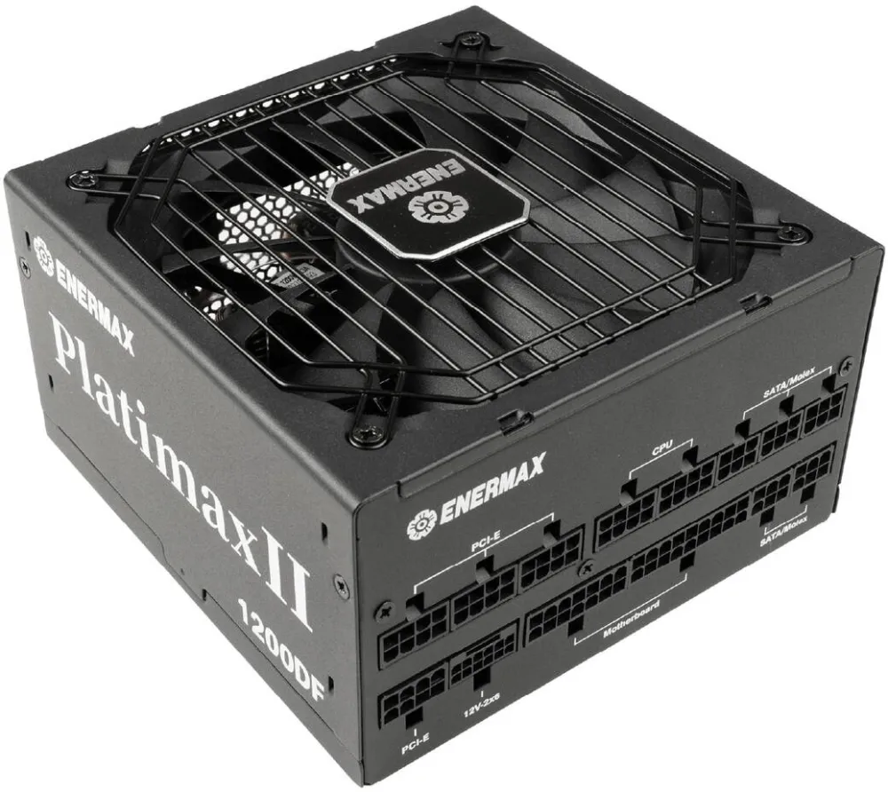 Sursa PC Enermax Sursa Enermax EPS1200P-NPX, Platimax II, 1200W, 12V-2x6, 80Plus Platinum, jap. capacitor, ATX 3.1, PCIe 5.1, Negru