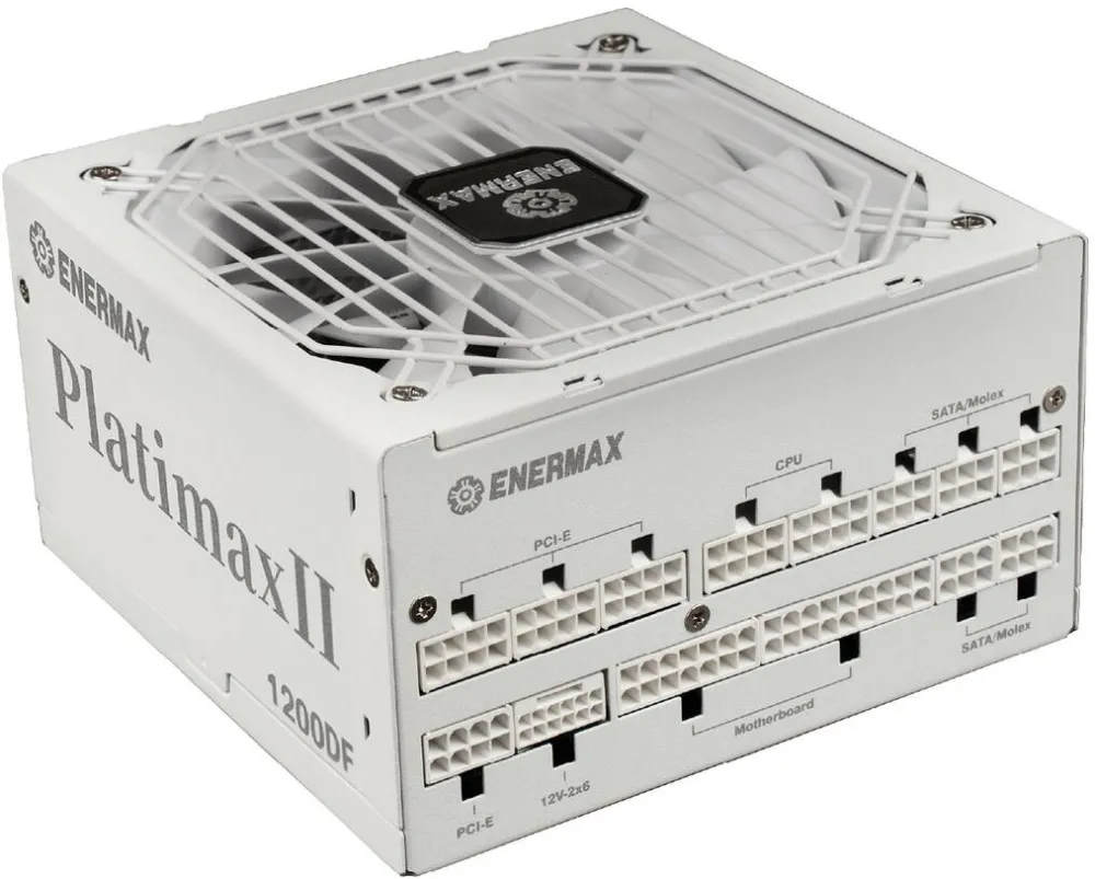 Sursa PC Enermax Sursa Enermax EPS1200P-NPX-W, Platimax II, 1200W, 12V-2x6, 80Plus Platinum, jap. capacitor, ATX 3.1, PCIe 5.1, Alb