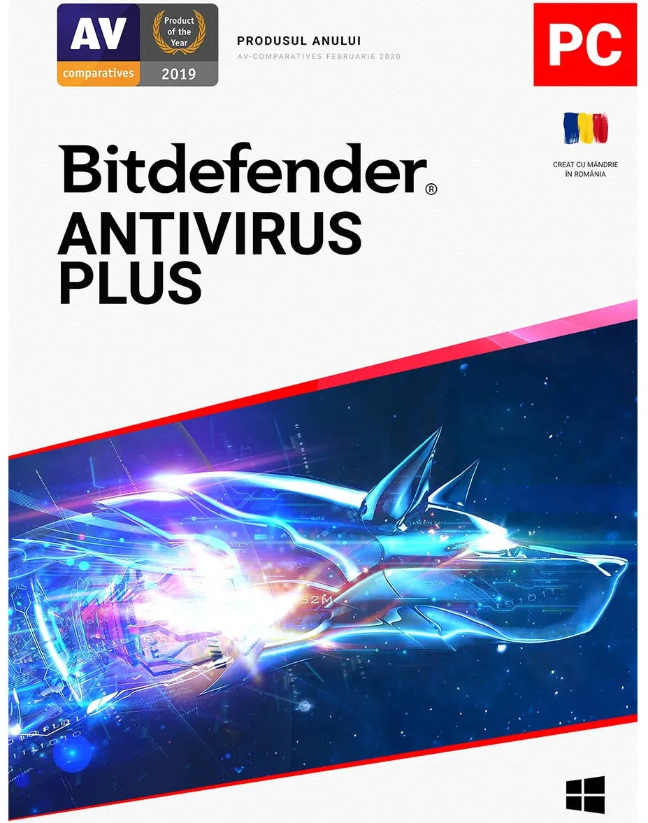 Software Securitate Bitdefender Bitdefender Antivirus Plus, 2 ani, 3 dispozitive, licenta retail
