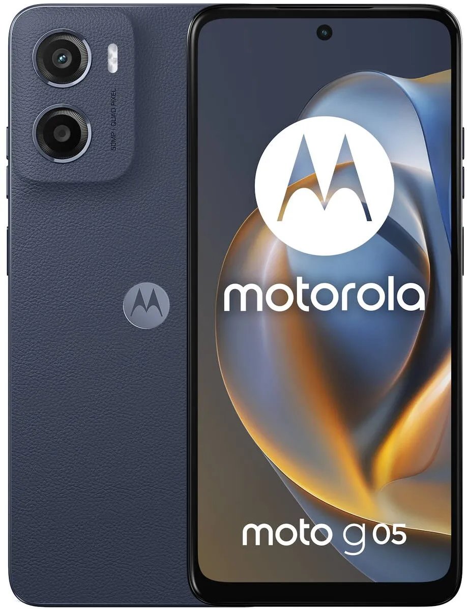 Smartphone MOTOROLA Telefon mobil Motorola g05, Dual SIM, 256GB, 4GB RAM, Denim Blue