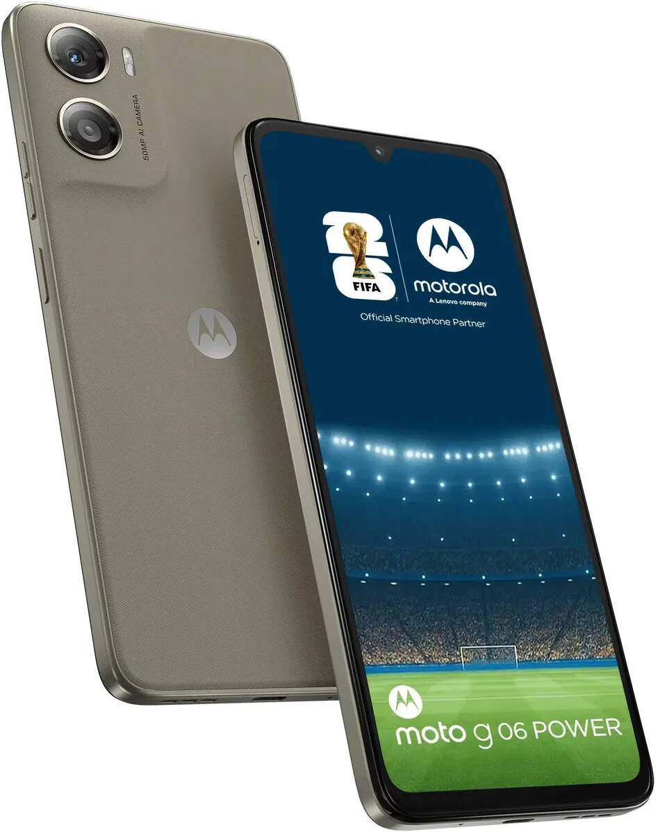 Smartphone MOTOROLA Telefon mobil Motorola g06 Power, Dual SIM, 256GB, 4GB RAM, Laurel Oak