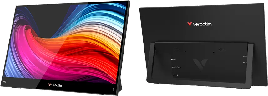 Monitor VERBATIM Monitor tactil portabil Verbatim 14" LightFHD 1920x1080, IPS,USB-C,mini HDMI,carcasa plastic