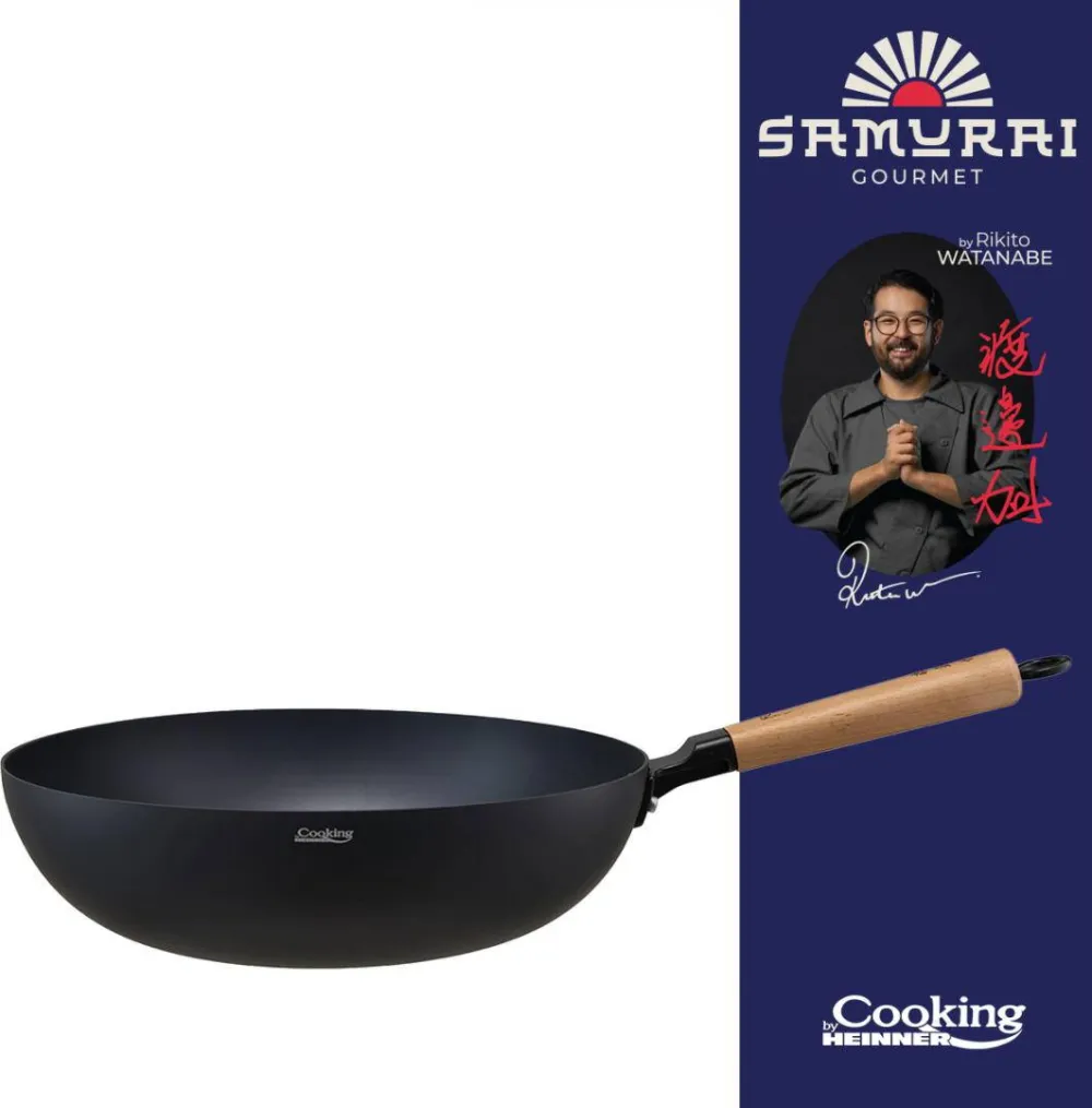 HEINNER Tigaie WOK 32X9 CM, RIKITO WATANABE