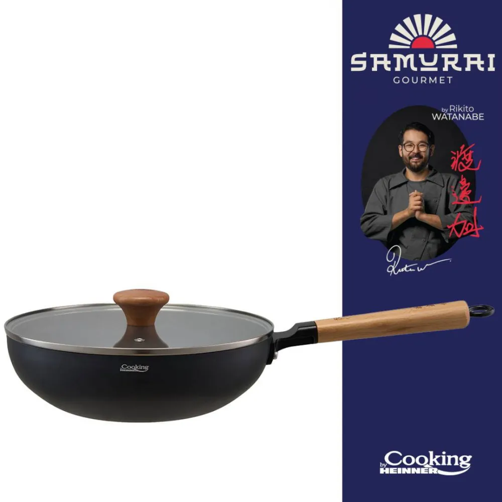 HEINNER Tigaie WOK+CAP 26X7.5CM, RIKITO WATANABE