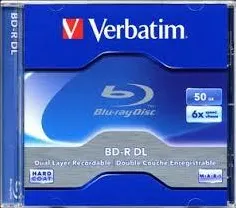 VERBATIM Blu ray DL 6X 50GB