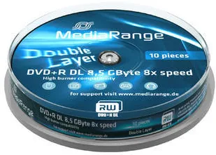 MediaRange DVD+R Double Layer 8.5GB 8x Cake10