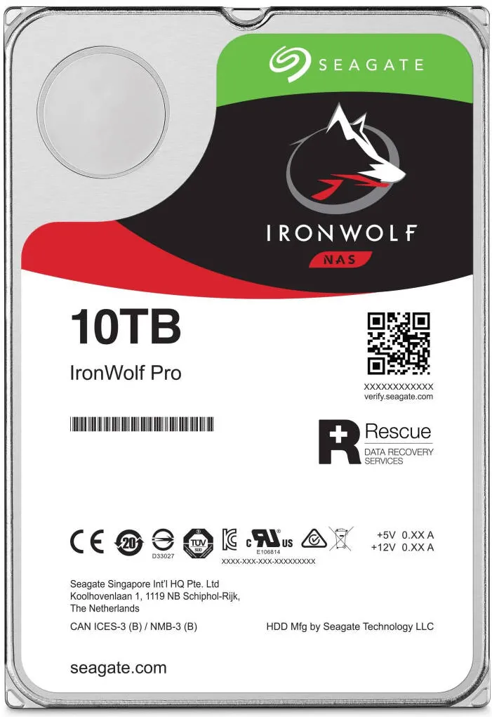 Hard Disk Seagate IronWolf 10TB SATA-III 7200RPM 256MB