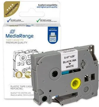 Consumabil Termic MediaRange TZ-231/TZe-231 12mm 8m negru