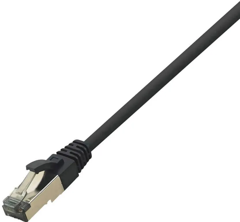 Logilink Premium Cat.8.1 Cablu Retea, Negru, 10,00m LSZH