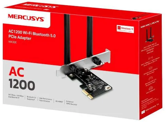 MERCUSYS MA30E AC1200 Wi-Fi BTPC