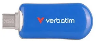 Memorie USB VERBATIM USB Flash Drive Verbatim, Plectra,512GB, USB-C, BLUSB 3.2 Gen 1