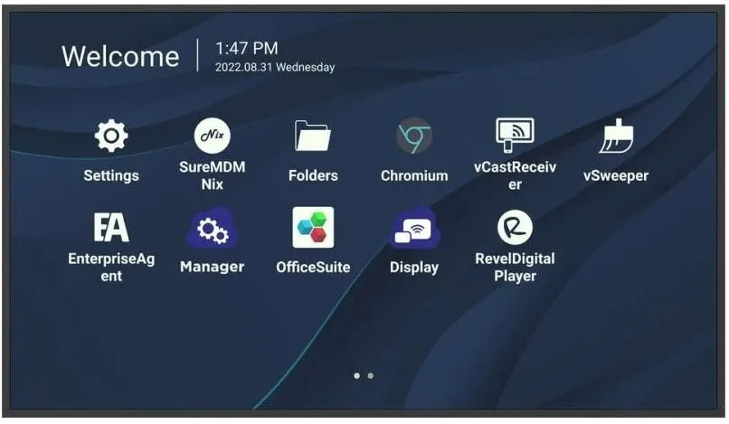 VIEWSONIC Ecran Profesional TFT LCD LED ViewSonic 65" CDE6530, UHD 3840 x 2160, HDMI, WiFi, Boxe Negru