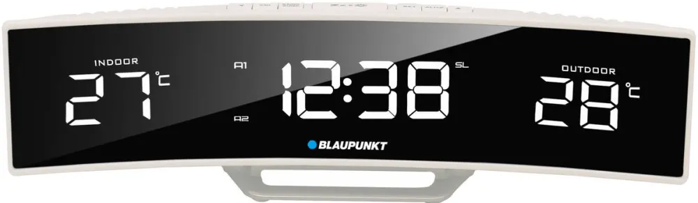 Mini-Sistem Audio Blaupunkt Blaupunkt CR12WH  Ceas desteptator digital Negru, Alb