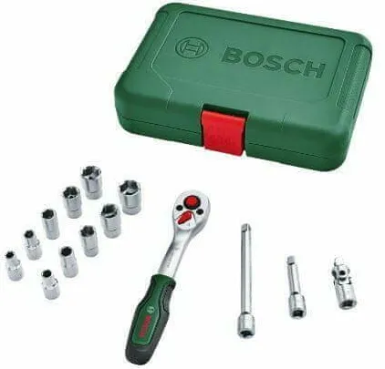 BOSCH Set de 14 tubulare de 1/4