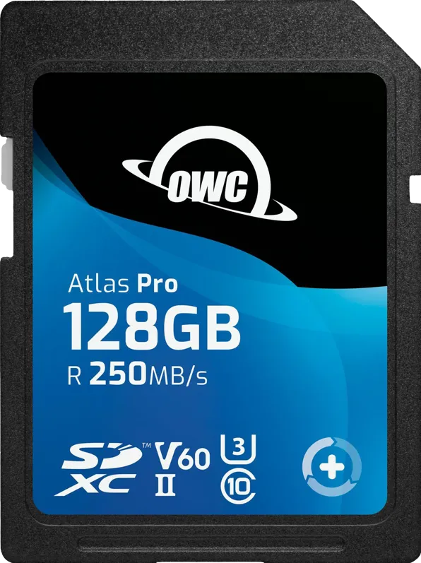 Card de Memorie OWC 128GB SD Atlas Pro SDXC UHS-II R250/W130 (V60)