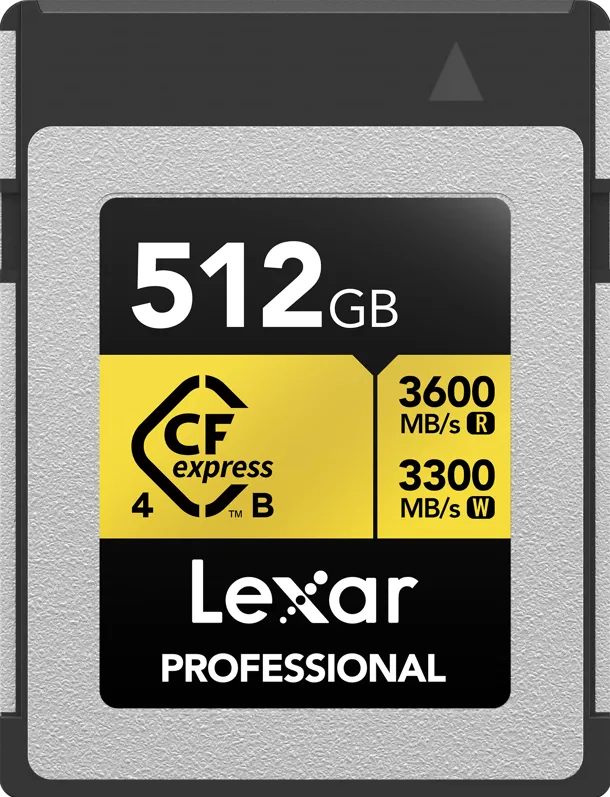 Card de Memorie Lexar Lexar CFexpress 4.0 Pro Gold R3600/W3300 512GB