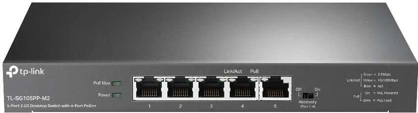 Switch TP-Link 5-Port 2.5G Desktop Switch with 4-Port PoE++