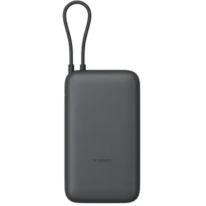 Baterie Externa Xiaomi 20000mAh (Integrated Cable), Dark Gray