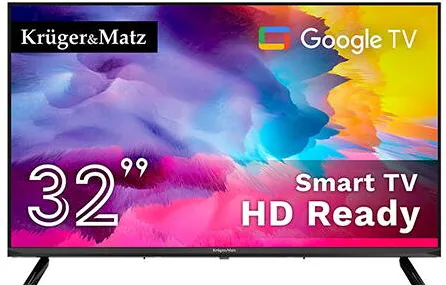Televizor Kruger&Matz GOOGLE SMART TV 5.0 32 INCH 81CM H265 HEVC KRUGER&MATZ