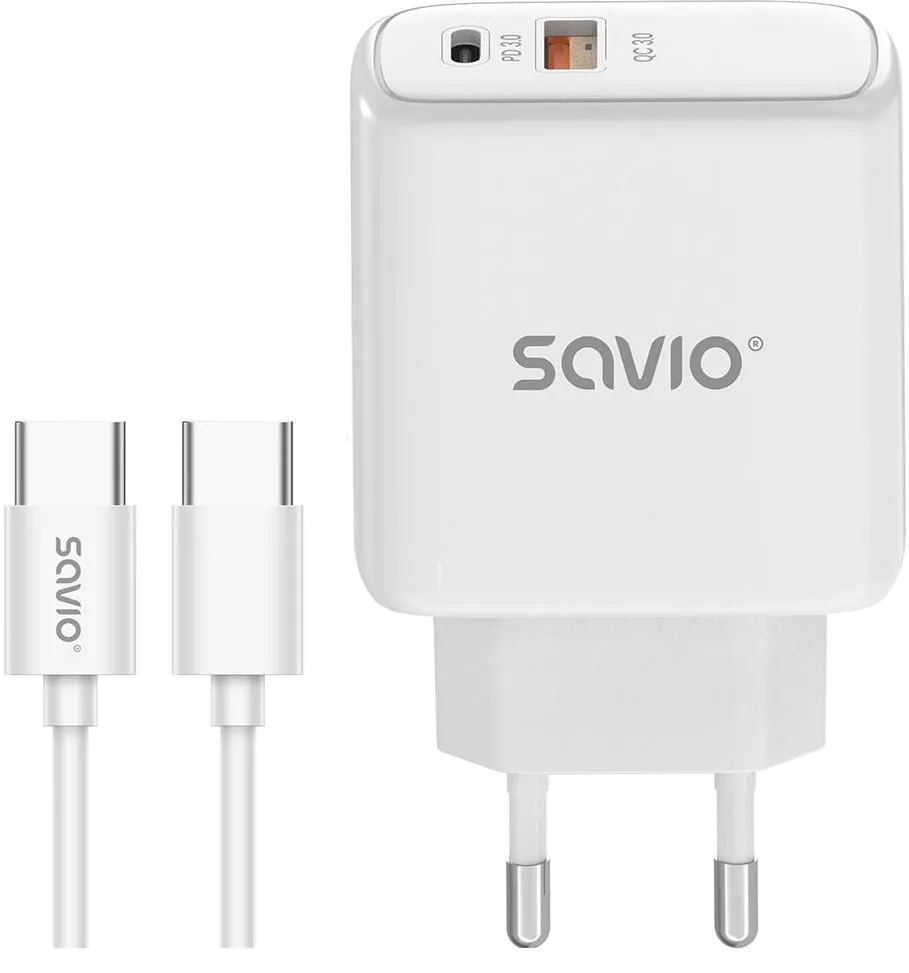 SAVIO Savio LA-13 mobile device charger Universal White AC Fast charging Indoor
