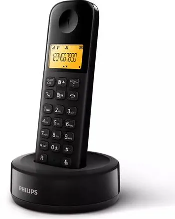 Telefon Fix Philips TELEFON DECT D1602 NEGRU PHILIPS