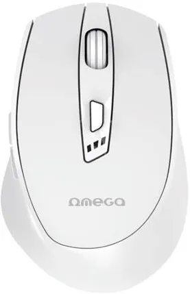 Mouse OMEGA MOUSE WIRELESS REINCARCABIL USB-C ALB OMEGA