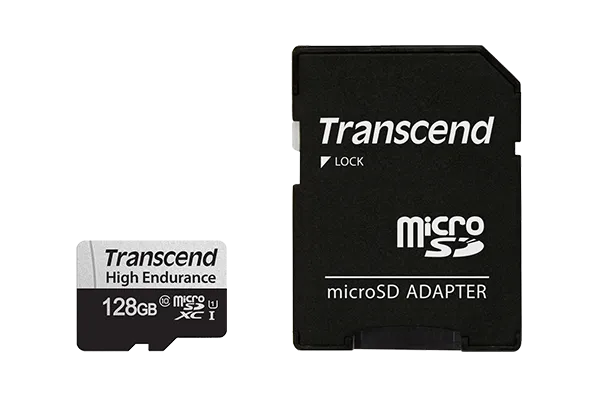 Card de Memorie Transcend 128GB microSD with adapter U1, High Endurance
