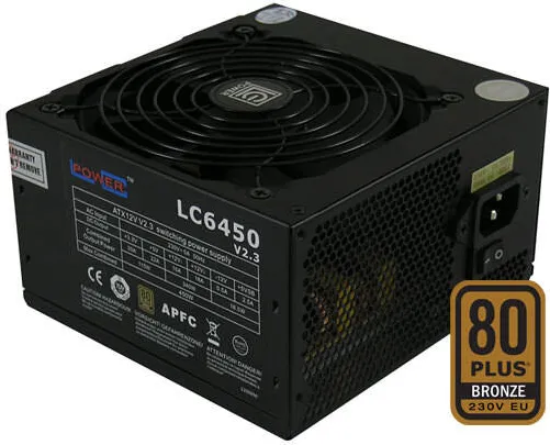 Sursa PC LC-Power Super Silent Series LC6450, 80+ Bronze, 450W
