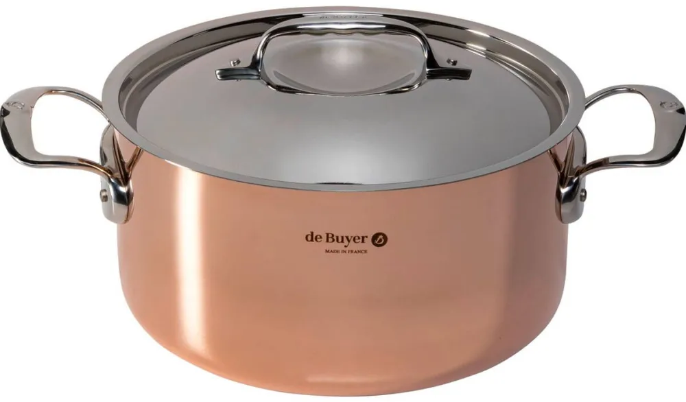 De Buyer Vas Pentru Gatit Prima Matera Saucepot copper/steel 24 cm induction