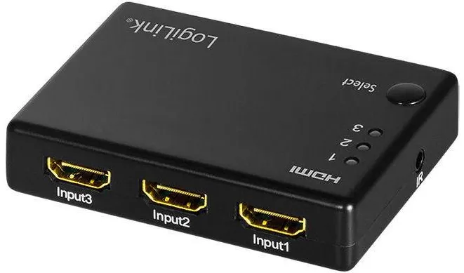 Logilink HDMI 3x1-Port, 1080p/60Hz, HDCP, CEC, RC, smal