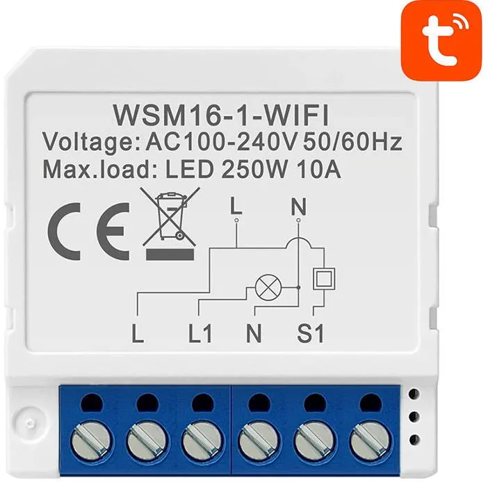 Modul Smart Avatto Switch WiFi WSM16-W1 TUYA