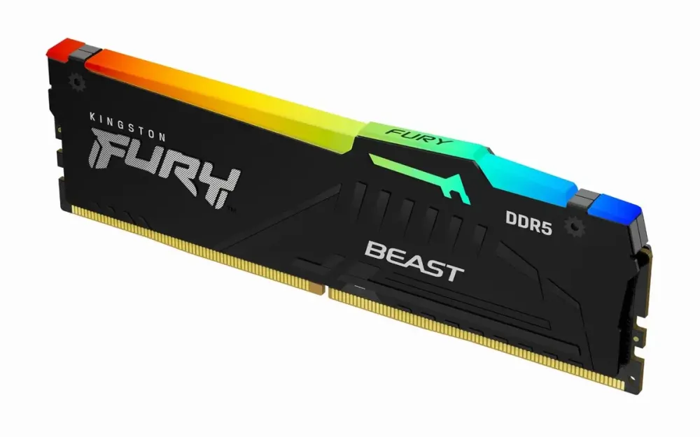 Memorie RAM Kingston Fury Beast RGB 32GB [1x32GB 6000MHz DDR5 CL36 DIMM]