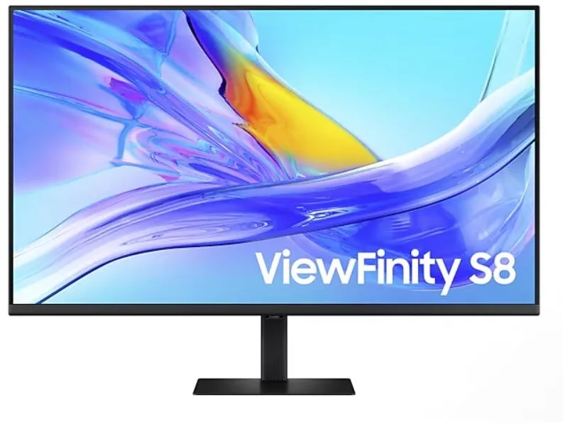 Monitor Samsung ViewFinity S37D804UAU, LED monitor - 37 - black, UltraHD/4K, VA, KVM, USB hub, HDMI, DP, USB-C