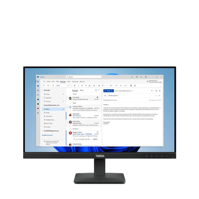 Monitor Lenovo ThinkVision S24-4e 24 inch Monitor