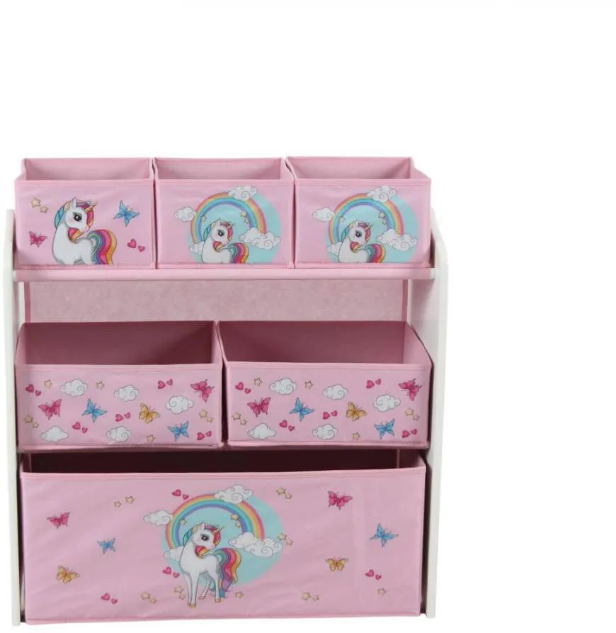 U-GROW Dulap depozitare jucarii Unicorns, U-Grow