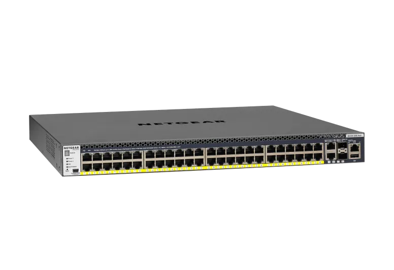 Switch Netgear M4300-52G-POE+ MANAGED APS550W 48x1G PoE+ (GSM4352PA)