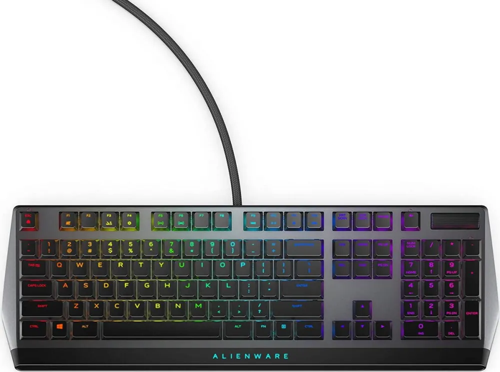 Tastatura Dell Alienware AW510K Dark Side of The Moon, MX low profile RGB RED, USB