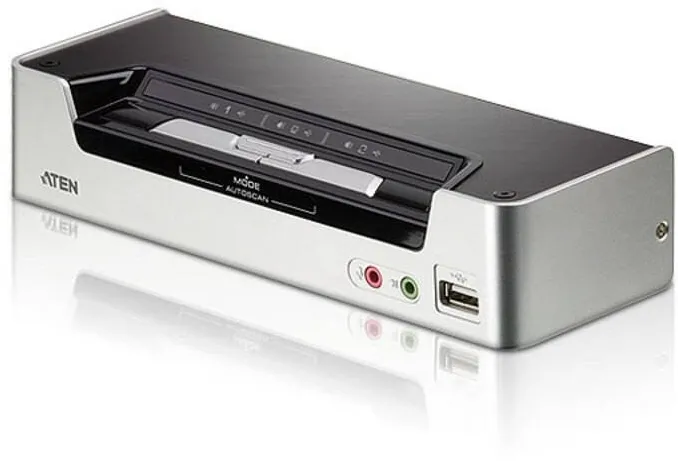 Switch KVM ATEN 2-Port USB HDMI Audio KVMP CS1792-AT-G