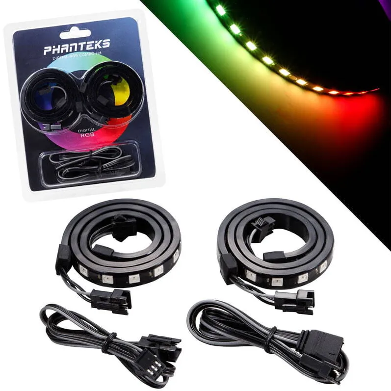 Modding PC Phanteks Digital-RGB 2x LED-Strip